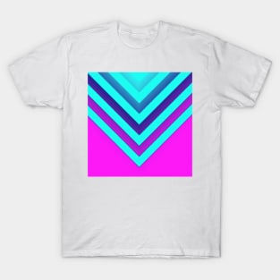 Pink & Aqua Chevron T-Shirt